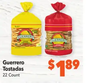 Vallarta Supermarkets Guerrero tostadas offer