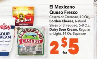 Vallarta Supermarkets El mexicano queso fresco casero offer