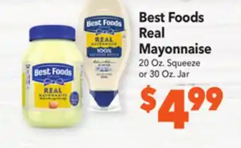 Vallarta Supermarkets Best foods real mayonnaise offer