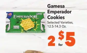 Vallarta Supermarkets Gamesa emperador cookies offer