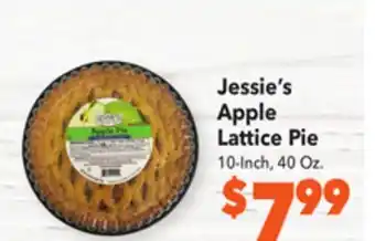 Vallarta Supermarkets Jessie's apple lattice pie offer