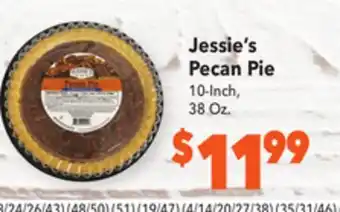 Vallarta Supermarkets Jessie's pecan pie offer
