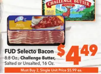 Vallarta Supermarkets Fud selecto bacon offer