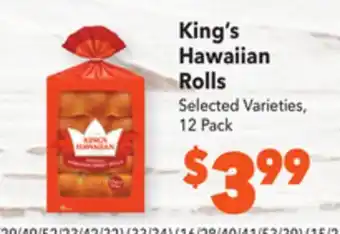 Vallarta Supermarkets King's hawaiian rolls offer