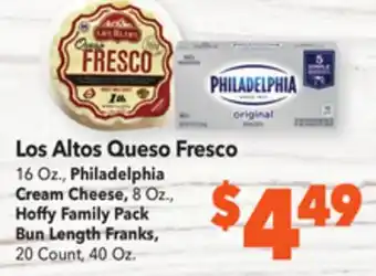 Vallarta Supermarkets Los altos queso fresco offer