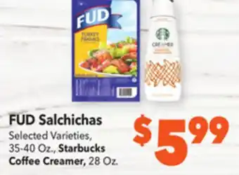 Vallarta Supermarkets Fud salchichas offer