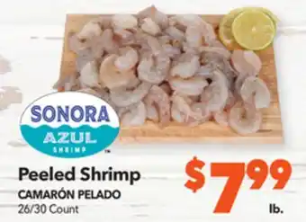 Vallarta Supermarkets Peeled shrimp / camarón pelado offer