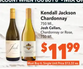 Vallarta Supermarkets Kendall jackson chardonnay offer