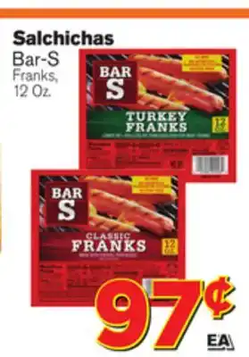 El Super Fresh Bar-s franks offer