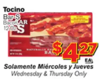 El Super Fresh Bar-s bacon offer