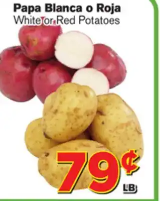 El Super Fresh White or red potatoes offer
