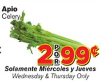 El Super Fresh Celery offer