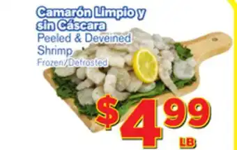 El Super Fresh Peeled & deveined shrimp offer