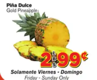 El Super Fresh Gold pineapple offer