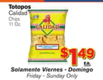 El Super Fresh Calidad chips offer