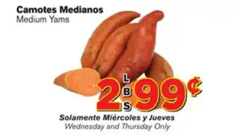 El Super Fresh Medium yams offer