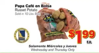 El Super Fresh Russet potato offer