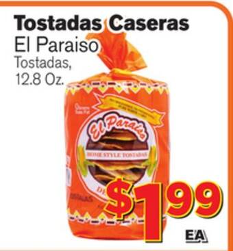 El Super Fresh El paraiso tostadas offer