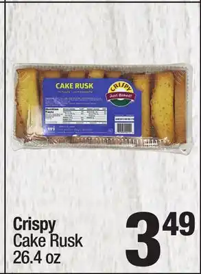 Super King Markets Crispy cake rusk offer