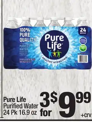 Super King Markets Pure life purifi ed water offer