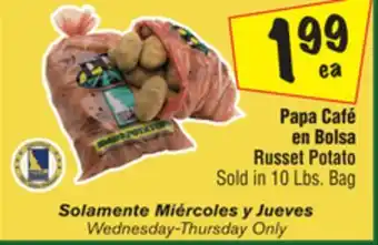 El Super Russet potato offer