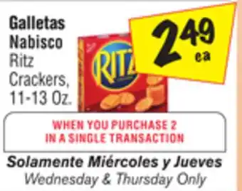 El Super Ritz crackers offer