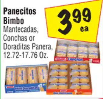El Super Mantecadas, conchas or doraditas panera offer