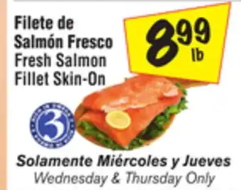 El Super Fresh salmon fillet offer