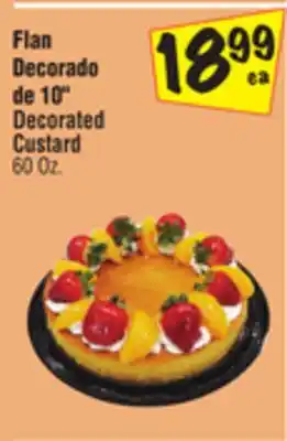 El Super Decorated custard offer