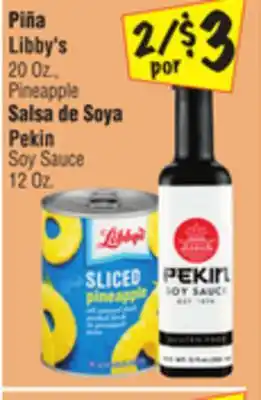 El Super Libby's 20 oz., pineapple 12 oz offer