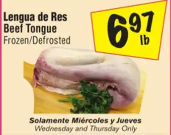 El Super Beef tongue offer
