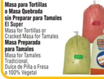 El Super El super masa for tortillas offer