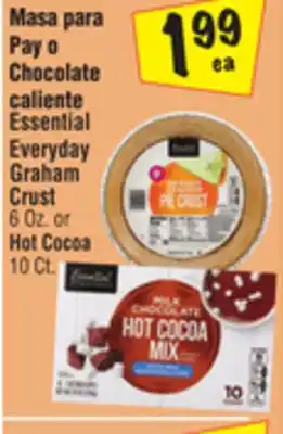 El Super Graham crust 6 oz. or hot cocoa 10 ct offer