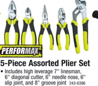 Menards Performax pliers set - 5 piece offer