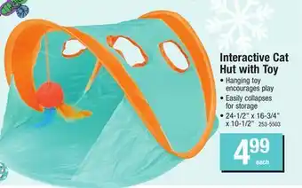 Menards Multipet interactive cat hut cat toy offer