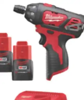The Home Depot Milwaukee m12 12v 1/4 hex screwdriver 1.5ah kit offer