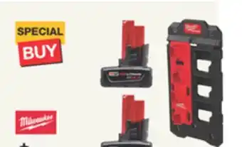 The Home Depot Milwaukee 2-pack m12 redlithium 12v battery xc 4.0ah offer