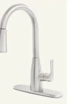 The Home Depot Glacier bay mckenna stainless steel finish pull-down kitchen faucet offer