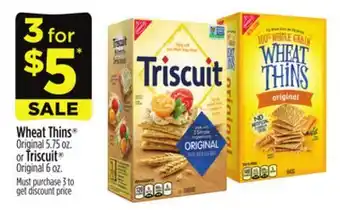 Dollar General Wheat thins or triscuit offer