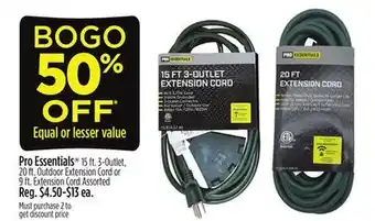 Dollar General Pro essentials offer