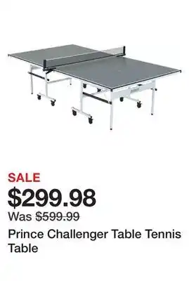 Dick's Sporting Goods Prince challenger table tennis table offer