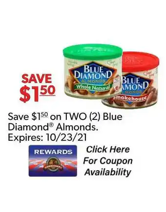 Commissary Diamond Almonds offer