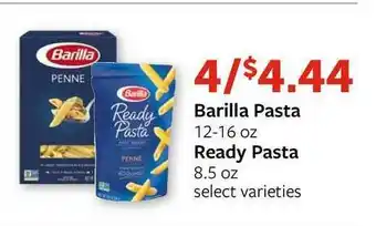 Fareway Barilla Pasta, Ready Pasta offer