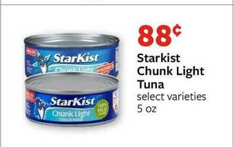 Fareway Starkist Chunk Light Tuna offer
