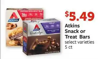 Fareway Atkins Snack Or Treat Bars offer