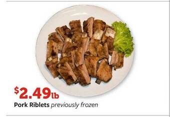 Fareway Pork Riblets offer