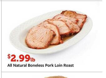 Fareway All Natural Boneless Pork Loin Roast offer