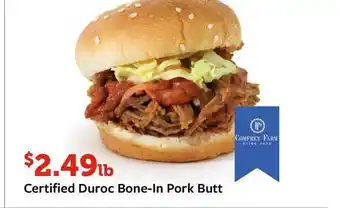 Fareway Certified Duroc Bone-in Pork Butt offer