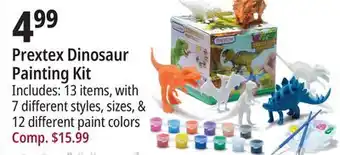 Ocean State Job Lot Prextex dinosaur painting kit offer