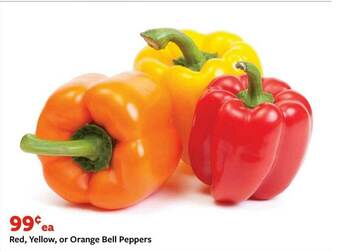 Fareway Red, Yellow, Or Orange Bell Peppers offer